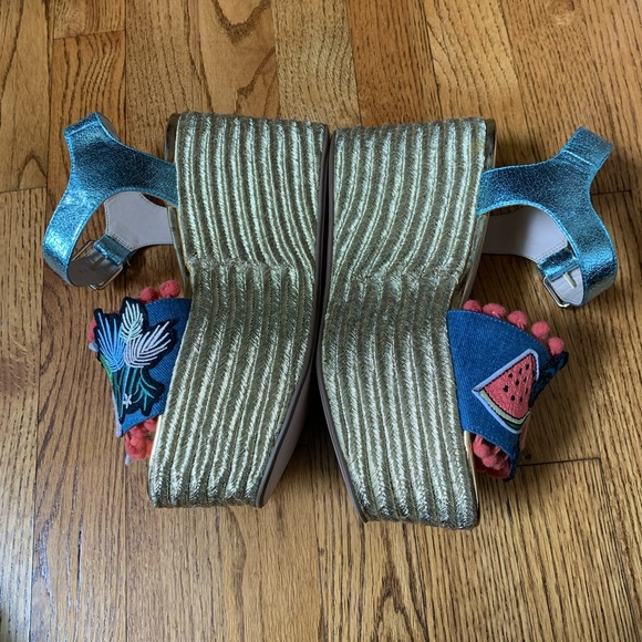 ASOS “Tropical Paradise” Platform Sandals - Picture 7 of 9